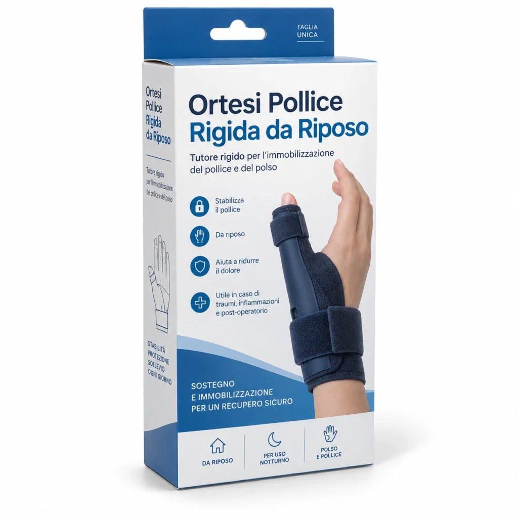 ortesi pollice rigida